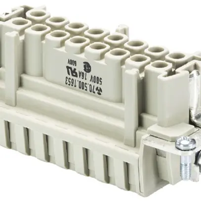 Inserto presa Wieland Electric revos BAS BUF 32 2,5 50 32 16A 500V 0.5…2.5mm² 