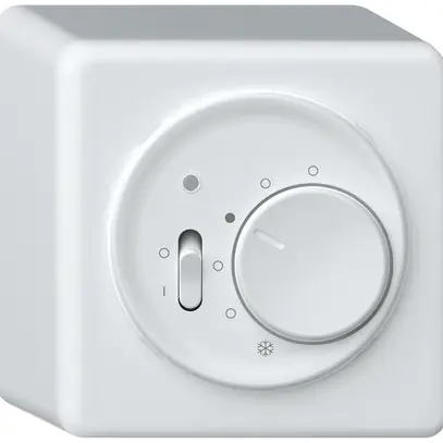 Termostato ambiente AP origin con interruttore 230VAC 5…30°C 10A bianco 