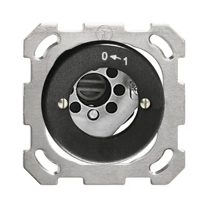 Contatto rotativo INC 0<1/1P nero per serrat.di sic. senza cilind 