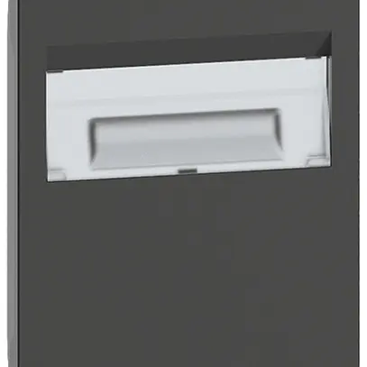Abdeckung Living Now 2 Module für Stufenbeleuchtung schwarz 