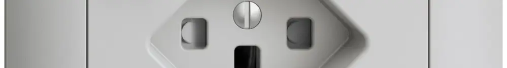 Presa INC EDIZIOdue T23 FI 30mA FMI, shutter grigio chiaro 