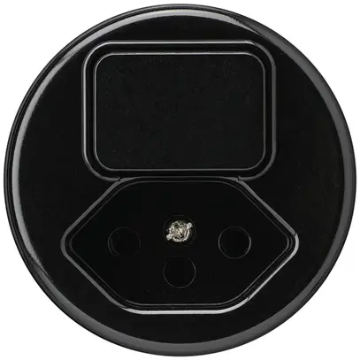 Inserto per combinazione basico 6/1L+tipo 13 nero con protezione bambini 