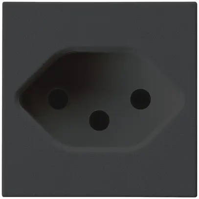 Placca frontale Hager tipo 13 45×45 nero 