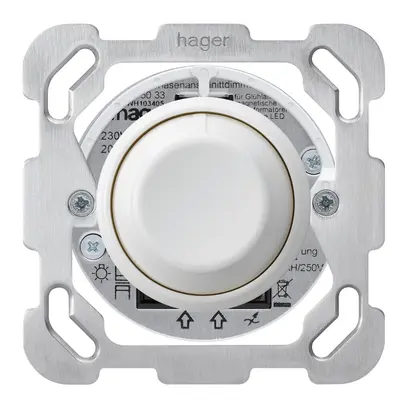 Varialuce universal INC basico B taglio di fase con LED bianco 