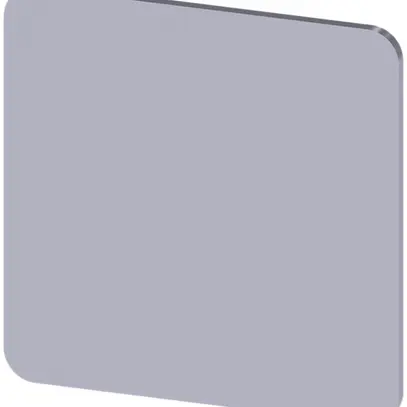 Plaquette de marquage Siemens SIRIUS ACT, sans impression, 27×27mm, argent 