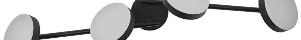 LED-Spot LEDVANCE Decor Moon 21W 1120lm 830 810×120×119mm schwarz 4×Spot 