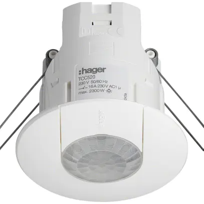 EB-KNX-Präsenzmelder Hager 360° Ø 5m 1-Kanal mit Schaltausg. 