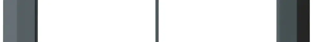 Telaio di copertura INC kallysto.line 1×2 antracite orizzontale 92×152mm 