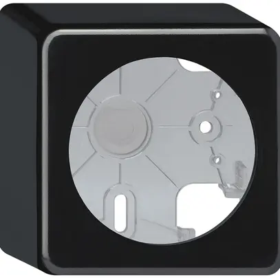 Kit di montaggio AP origin 1×1 orizzontale e verticale 88×88×54mm nero 