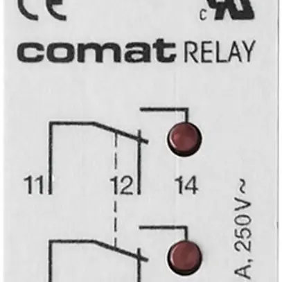Relais de signal AMD ComatReleco C203.06, 220…240VAC 2C Ag/Au LED 