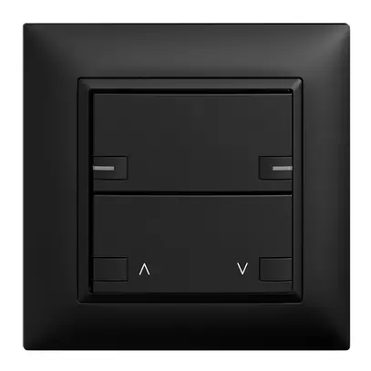 Set frontale INC EDIZIOdue zepAIR motore 1C senza desig.c.LED nero 