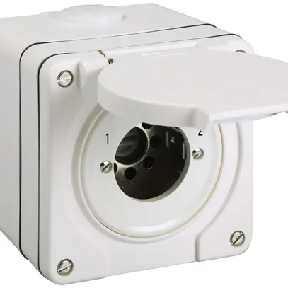 AP-Umschalter ohne Zylinder NEVO 1P, IP55, 1-0-2, Abz.12, weiss 