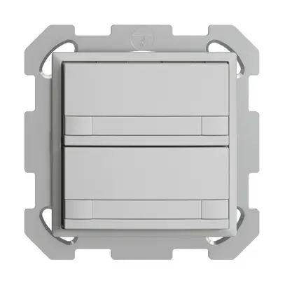 Poussoir KNX RGB ENC EDUE, 250mW, s.LED, papier, 2×poussoir, C.2×T., grc 