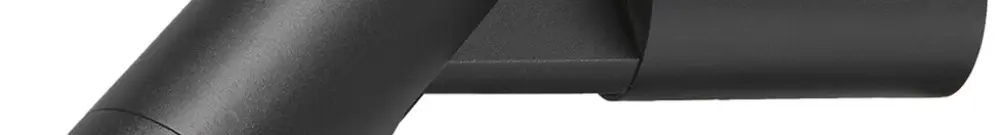 Plafoniera/applique SLV S-TUBE GU10 1×0…10W IP65 Ø60×195mm nero 