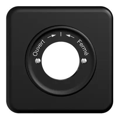 Kit frontal Ouvt->I<-Fermé STANDARDdue 90×90mm noir 
