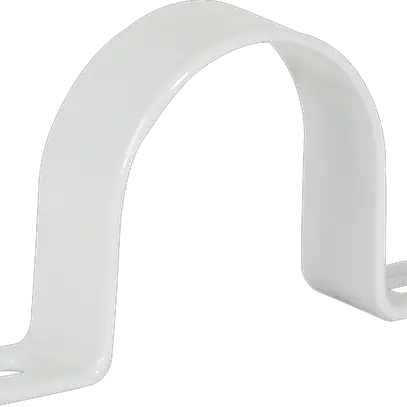 Brida Plica 2 viti M32 acciaio laccato grigio chiaro 