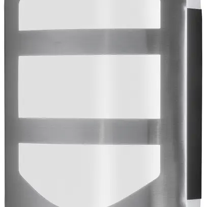 Applique LED LDV ENDURA STYLE PLATE WALL SEN 12.5W 630lm 3000K acciaio inox 