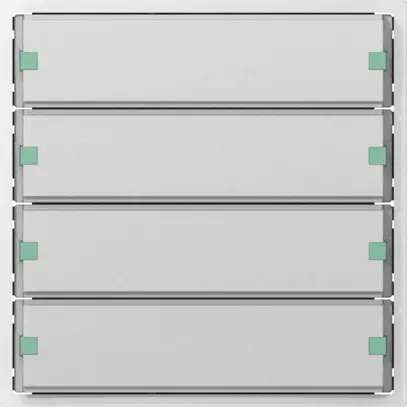 Senseur poussoir SIDUS KNX type E 4/8, blanc 