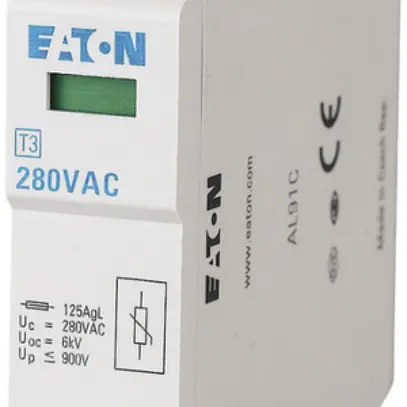 Inserto per scaricatore da sovratensione Eaton , 280VAC, 1p 