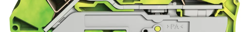 Morsetto di protezione WAGO TOPJOB-S 16mm² 2L verde/giallo serie 2116 