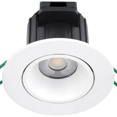 Spot LED INS Sylvania START 8.7W 870lm 827/830/840 IP20/IP44 50° REG Ø86 bianco 