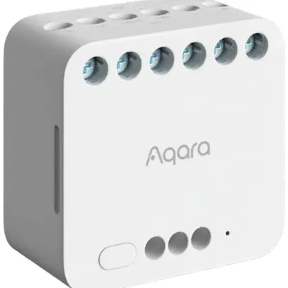 EB-RF-Schaltaktor Aqara DCM-K01 Zigbee 2-Kan 2500W 100…250V 2×DI 