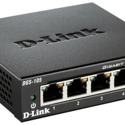 Switch D-Link DGS-105/E, 5-port unmanaged Gigabit 
