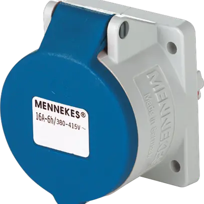 Prise INC CEE 16A 3P 6h 230V bleu droite TwinContact 