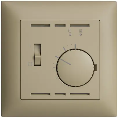 Thermostat d'ambiance ENC EDIZIOdue sand, avec sonde et câble 