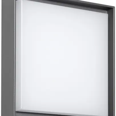 Applique LED DOTLUX WALLsquare 235×235×65mm 6W 550lm 3000K alluminio 