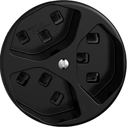 Prise STANDARDdue 3×T23 noir 