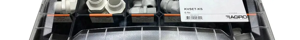 Valigia di assortimento AGRO con pressacavi materia sintetica 