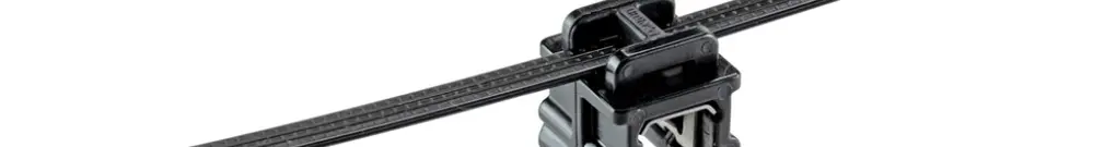 Clip di bordo PAN c.fascetta BT2S-300 fissaggio bordo 3…6mm parallelo 