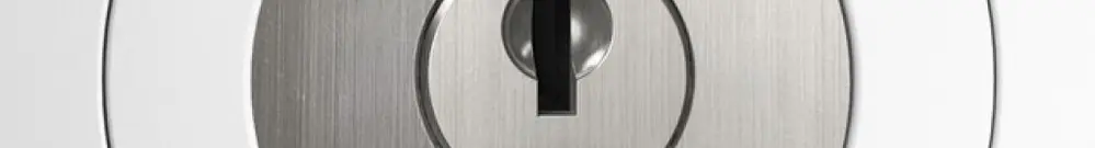 Contatto rotativo INC 0<-->1 EDIZIOdue bianco con serratura di sic. 