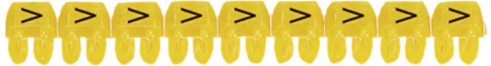 Anello-riferimento Legrand CAB 3, per 0.5…1.5mm² stampa: 'V', giallo 