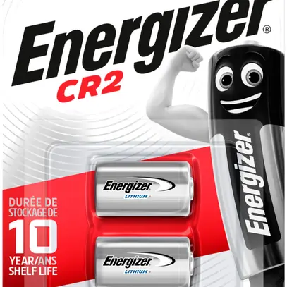 Pila foto Litio Energizer CR-2 3V blister a 2 pezzi 