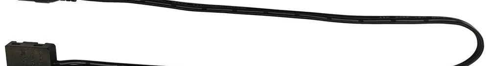 Câble de raccordement DOTLUX RETAILO 2 pôles adaptateur douille 0.75m noir 