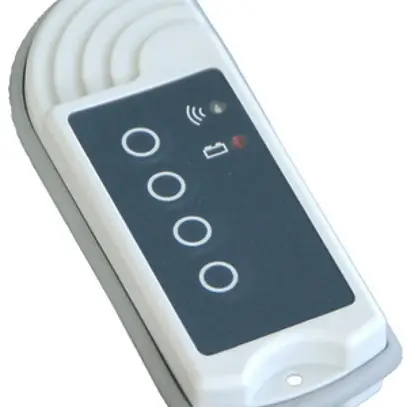 Telecomando RF FST-LR, 4-canale, portata ≤1000m, a batteria, IP54, bianco 