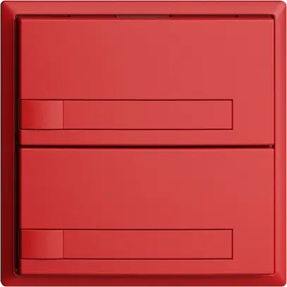 Poussoir ENC KNX 2× EDIZIOdue berry RGB sans LED avec insert papier 