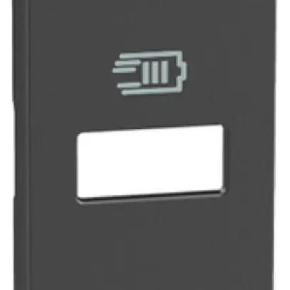 Abdeckung Legrand Living Now 1×USB 22×86×7mm schwarz IP20 