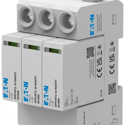 Überspannungsableiter Eaton SPPVRT2-10-2+PE-AX DC 1000V 
