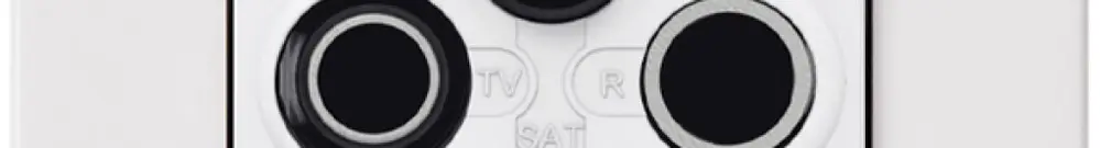 Prise d'antenne AP ATO TV-R-SAT 1.5dB blanc 