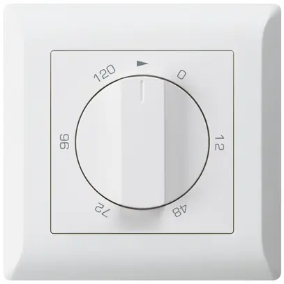 Interrupteur temporisé ENC 0…120min KLI mécanique 16A, blanc 