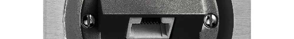 Prise INC 1×RJ45/u 4P noir ITplus JK 43/47mm 