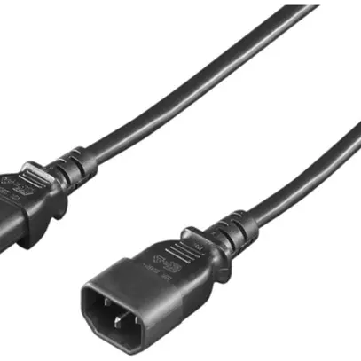 Cavo di prolunga Rittal DK 7856.014 C14/C13 230V 3P 10A PVC nero 0.5m 2 pezzi 