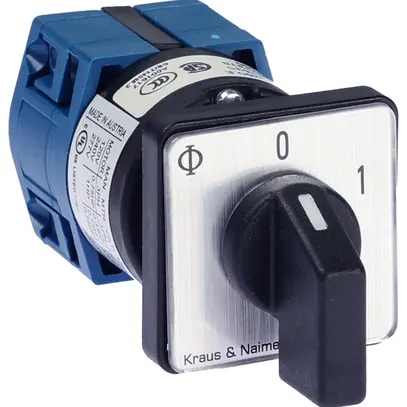 Interrupteur INC K&N CG4.A200.E, 10A/400V 1L 30×30mm "0-1" 