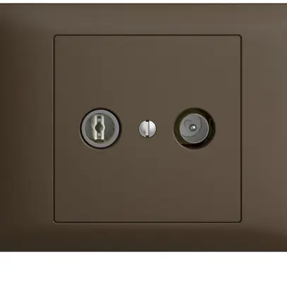 Prise TV-R ENC EDIZIOdue 19dB coffee à large bande 5…2000MHz, BKE 