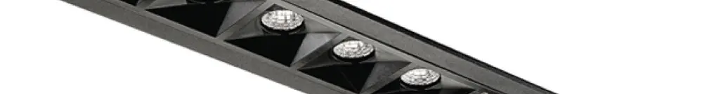 Plafoniera LED INS SG Inspire 15W 980lm 940 DALI 303×62mm nero 