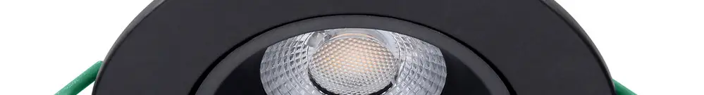 Spot LED INC Sylvania START 8.7W 760lm 827/830/840 IP20/IP44 50° VAR Ø86 noir 
