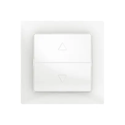 Interrupteur pour stores Sidus, 1-canal, type E, blanc brillant 